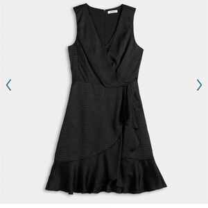 Women’s Nine West sleeveless wrap mini dress